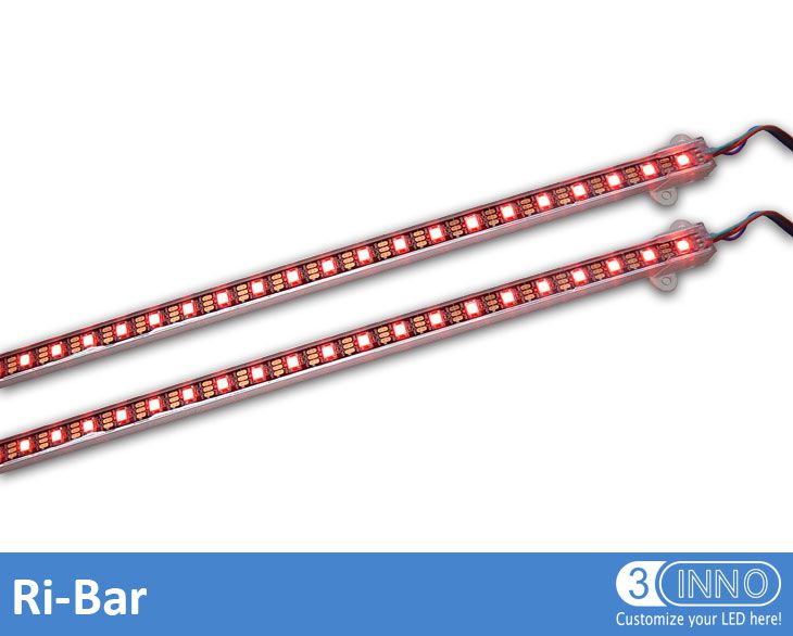 Alu Strip Linear 3D Lichtleiste Pixel 3D Bar LED Pixel Streifen LED Pixel Bar LED-Licht Röhre starren Licht Bar DMX LED Strip DMX Silberbarren