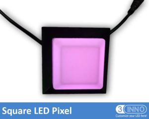 Square LED Pixel LED Aluminium Pixel DMX Square Pixel Indoor Pixel WS2811 RGB-Pixel DMX Aluminium LED WS2811 DMX Pixel RGB Square LED-Clubs Pixel Lighting Balken Pixel Beleuchtung