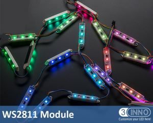 RGB LED-Pixel Modul Weihnachten Modul Licht IP65 LED Modul 12V LED Modul Pixel Modul Licht WS2811 Pixel Pixel RGB Modul LED Pixel 4.5W LED Modul IP65 Modul